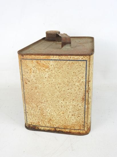 BERLIET: Oil can in lithographed sheet metal....