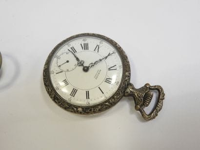 AUTOMOBILE REGULATOR in silver-plated metal,...