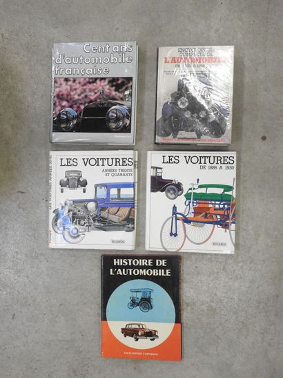 FIVE BOOKS on the history of the automobile:...