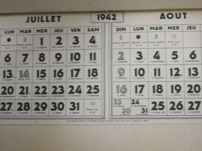 DEERING: Calendar for 1942. Draeger printing...