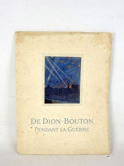 CATALOGUE AUTOMOBILE de Dion-Bouton pendant...