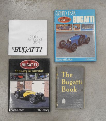 THREE BOOKS about the BUGATTI brand: - The...