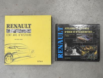 TWO BOOKS on RENAULT: - Jean-Louis LOUBET:...