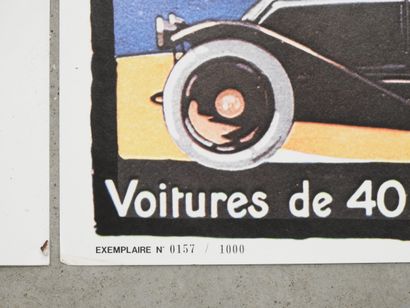 RENAULT: Six posters after old lithographs....