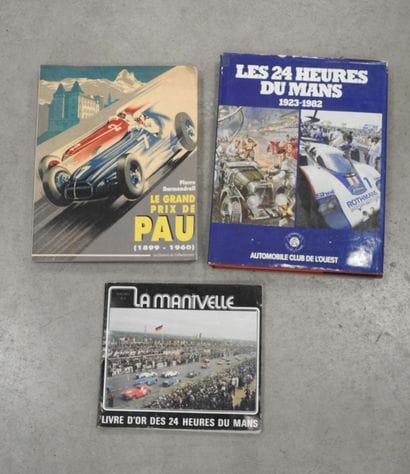 THREE BOOKS on motor racing, including the...
