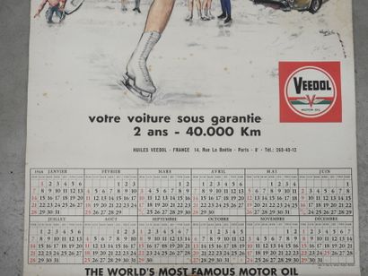 Robert LEDU (20th) - VEEDOL: Lithographed...