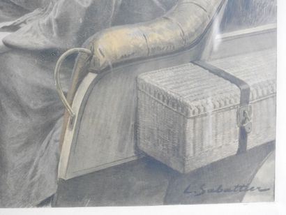 Léon Sabatier (?-1883), after : Reading the...