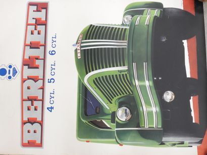BERLIET: Poster Berliet 4 cyl. 5 cyl. 6 cyl....