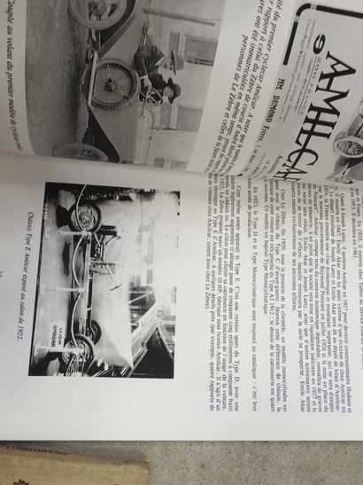 FIVE BOOKS on automobiles: - Panhard & Levassor,...
