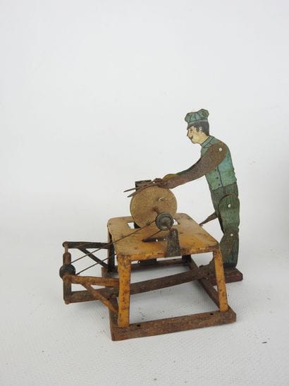 ARTISAN - Sawmill. Mechanical game in lithographed...