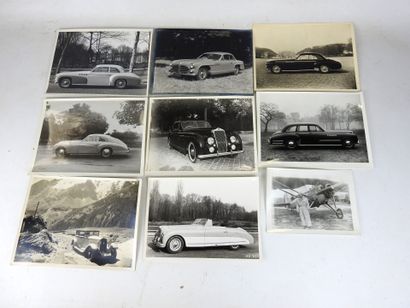 SEVEN AUTOMOTIVE PHOTOGRAPHS including PS,...