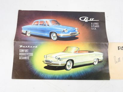 AUTOMOBILE BROCHURE: PANHARD. 22 x 27 cm...