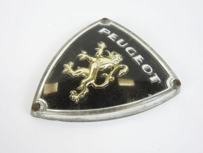 AUTOMOBILE SIGN - PEUGEOT triangular shape...