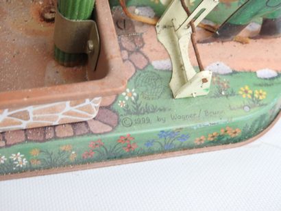 JW (Germany) - WILESCO: Craftsman with fountain....