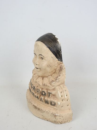 PIERROT GOURMAND: Partially patinated plaster...