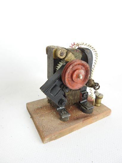THREE MAQUETTES for engine, steam, electricity....