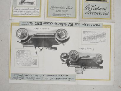 AUTOMOTIVE DEPLIANT: FORD - Open cars. Wear...