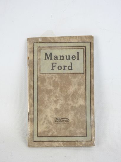 AUTOMOBILE CATALOGUE: Manuel Ford. Imp. Bethmont...