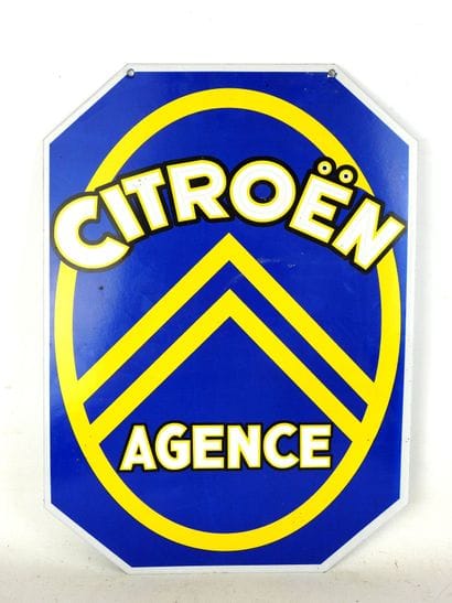 CITROEN agence - modern advertising enamelled...