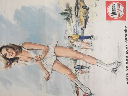 Robert LEDU (20th) - VEEDOL: Lithographed...