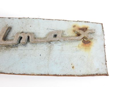 AUTOMOBILE SIGN - RELMAX in metal. L : 18,5...