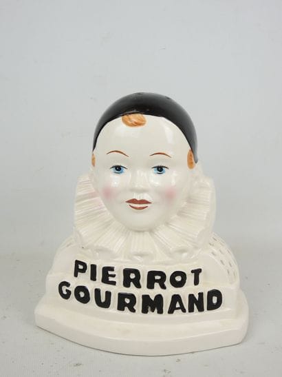 PIERROT GOURMAND: Double-sided polychrome...