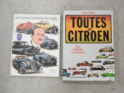 TWO BOOKS on the Citroën brand - René BELLU...