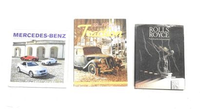 THREE AUTOMOTIVE BOOKS: - Mercedes Benz,...