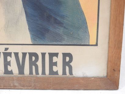 L'ILLUSTRE NATIONAL: Color advertising poster....