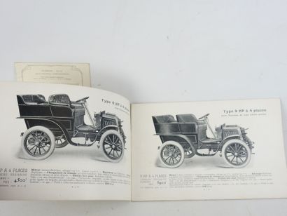 AUTOMOBILE CATALOGUE: A. DARRACQ & Cie. 1904....