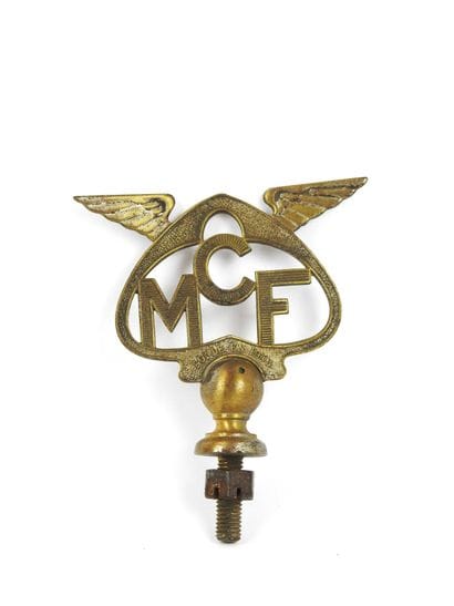 MCF (Moto Club de France): Openwork mascot...