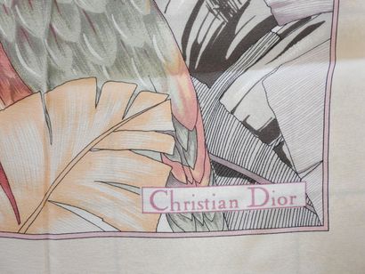 Christian DIOR
Foulard en crêpe à décor de...