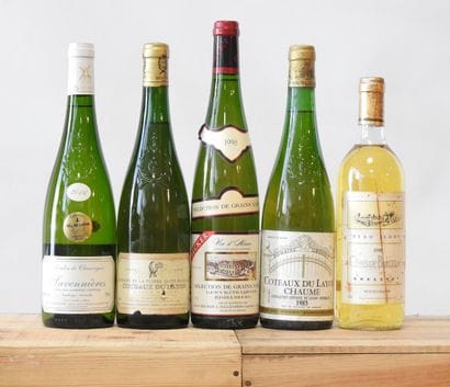 5 bottles white, dry and sweet
1 Coteaux...
