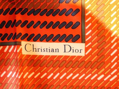 Christian DIOR
Silk square decorated with...