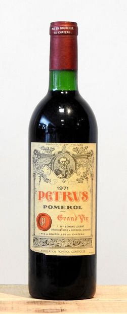 1 bottle
Château Petrus - Pomerol - 1971
Minor...