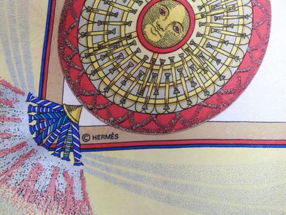HERMES
Carré en soie polychrome, modèle 