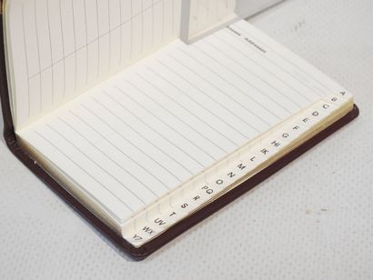 MUST DE CARTIER - Paris
Brown leather directory.
Reference...