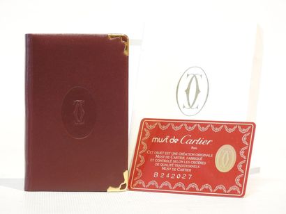 MUST DE CARTIER - Paris
Brown leather directory.
Reference...