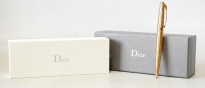 Christian DIOR 
Gold-plated ballpoint pen...