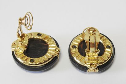 Yves SAINT-LAURENT - Collection
Pair of button...