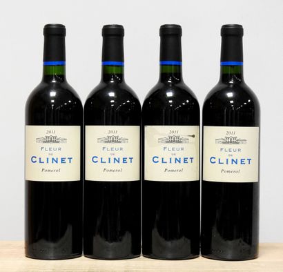 4 bouteillles
Fleur de Clinet - Pomerol -...