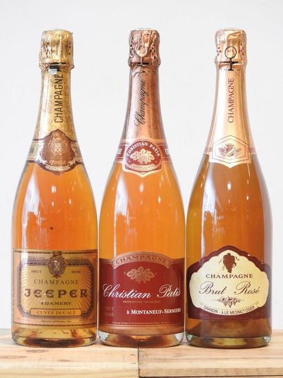 3 bouteilles
1 Champagne Jeeper - Brut rosé...