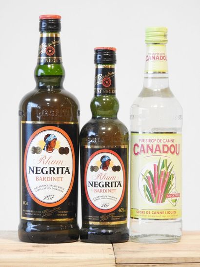 3 bouteilles 
1 Rhum Negrita Bardinet 1L.
1...