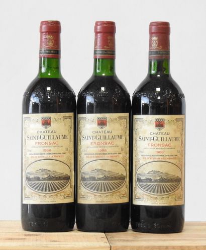 3 bottles
Château Saint Guillaume - Fronsac...