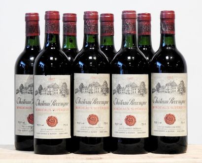 8 bouteilles
Château Recougne - Bordeaux...