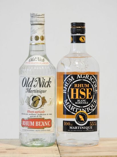 2 bouteilles
1 Old Nick Martinique Rhum blanc...