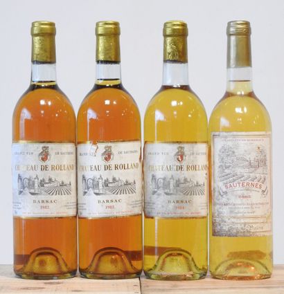 4 bouteilles
2 Château de Rolland - Barsac...