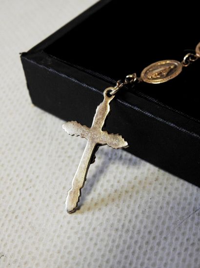 DOLCE & GABBANA
Silver-plated medallion necklace.
Length:...