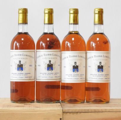 4 bottles
2 Château Bastor-Lamontagne - Sauternes...