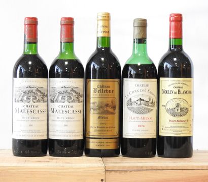 5 bottles
2 Château Malescasse - Haut Médoc...